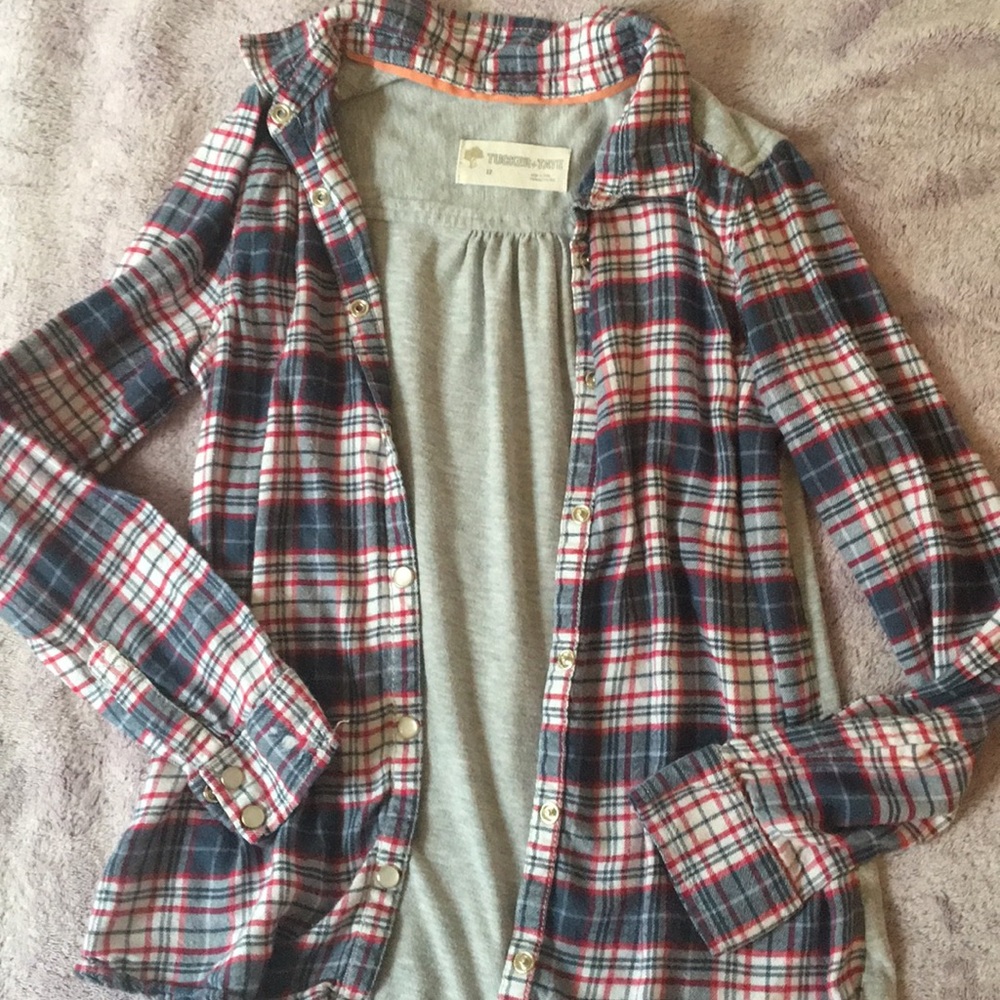 Super cute and soft Tucker+Tate flannel!!